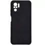 Evelatus Custodia in silicone Nano per Xiaomi Redmi Note 10 / Note 10S Soft Touch TPU nera