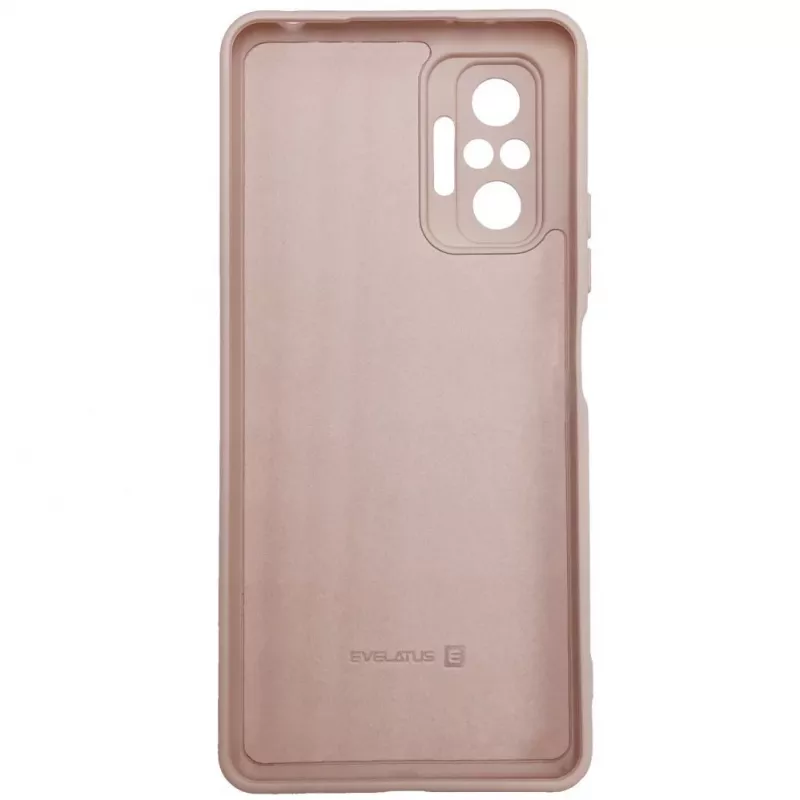 Evelatus Custodia in silicone Nano per Xiaomi Redmi Note 10 Pro Soft Touch TPU beige