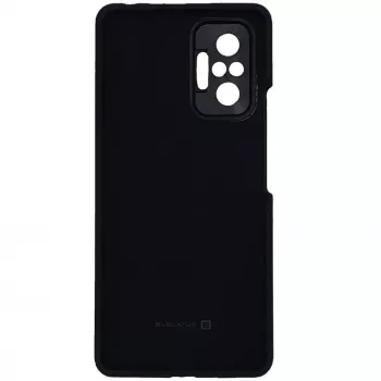 Evelatus Xiaomi Redmi Note 10 Pro Custodia in silicone Soft Touch Premium Nera