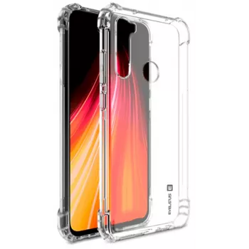 Evelatus Xiaomi Redmi Note 8 / Redmi Note 8 2021 custodia in silicone militare shockproof TPU trasparente