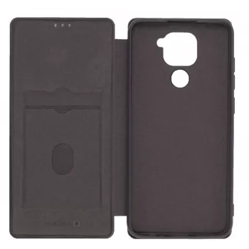 Evelatus Xiaomi Redmi Note 9 Custodia a libro Nera