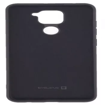 Evelatus Xiaomi Redmi Note 9 Custodia in silicone Nano Soft Touch TPU nera