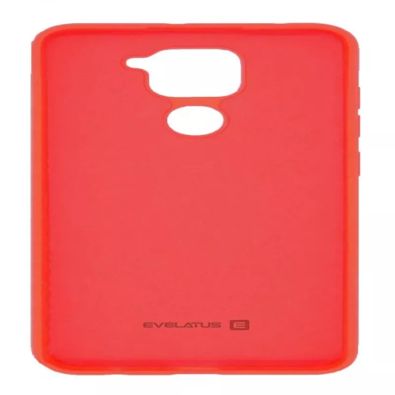 Evelatus Custodia in silicone Nano Soft Touch TPU per Xiaomi Redmi Note 9 rossa