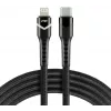 everActive CBB-1CIR cavo USB-C a Lightning RGB LED 1 m 27W PD nero