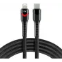everActive CBB-1CIR cavo USB-C a Lightning RGB LED 1 m 27W PD nero