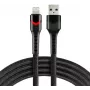 everActive CBB-1IBR Cavo USB-A a Lightning RGB LED intrecciato 1m 2.4A nero
