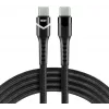 everActive CBB-1PDR Cavo USB-C a USB-C RGB LED intrecciato 100cm 3A 60W