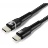 everActive CBB-2PDR cavo USB-C a USB-C RGB LED intrecciato 2 m 3A 60W nero