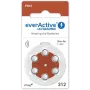 everActive ULTRASONIC 312 / PR41 Batterie per apparecchi acustici, confezione da 6