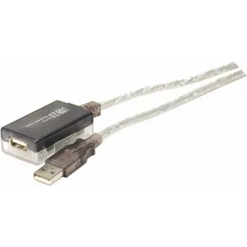 Exertis Connect 149213 cavo USB 2.0 Type-A a Type-B, 1,8m, grigio/trasparente