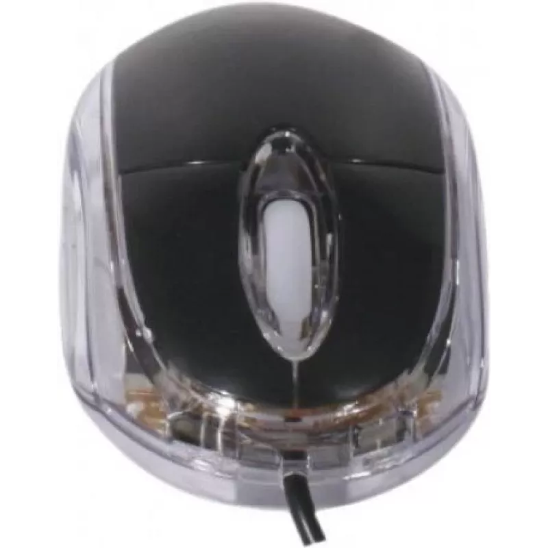 Exertis Connect 320300 mouse ottico USB per entrambe le mani, 800 DPI, nero