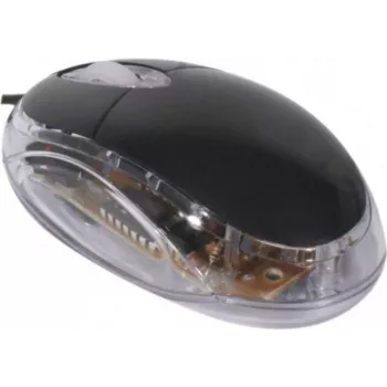 Exertis Connect 320300 mouse ottico USB per entrambe le mani, 800 DPI, nero