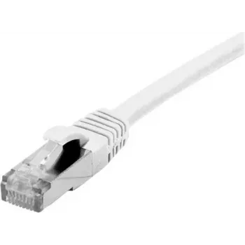 EXERTIS CONNECT CAT 6 F/UTP Cavo patch PoE senza alogeni bianco 15m con protezione linguetta 850889
