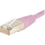 EXERTIS CONNECT cavo patch CAT.6 S/FTP PiMF, rosa, 1,0 m, Slim Snagless Boot, LSZH 854480