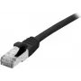 Cavo patch EXERTIS CONNECT Cat 6A S/FTP, 2m, nero, Slim Bend Protection 858486
