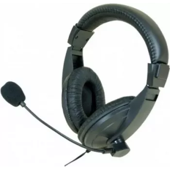 Exertis Connect Cuffie over-ear cablate con microfono - nero (059203)