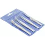 EXERTIS CONNECT set di pinzette di precisione, 4 pezzi, acciaio inox, antimagnetiche, resistenti agli acidi, 120 mm 815550
