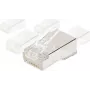 EXERTIS CONNECT Connettore modulare RJ45 schermato per cavi tondi, STP, 8P8C, CAT 6, confezione da 100 920870