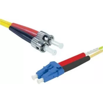 EXERTIS CONNECT cavo patch in fibra ottica ST/UPC a LC/UPC Single-Mode Duplex OS2 LSZH, 3m, giallo