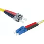 EXERTIS CONNECT cavo patch in fibra ottica ST/UPC a LC/UPC Single-Mode Duplex OS2 LSZH, 3m, giallo