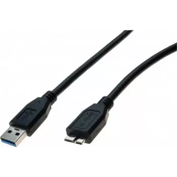 Exertis Connect cavo USB 3.1 Gen 1, connettore maschio USB-A a connettore maschio Micro-USB B, 1 m, nero 532473