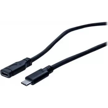 EXERTIS CONNECT Cavo di prolunga USB 3.1 Gen 1 USB-C, maschio su femmina, 2 m, 5 Gbit/s, nero 150341
