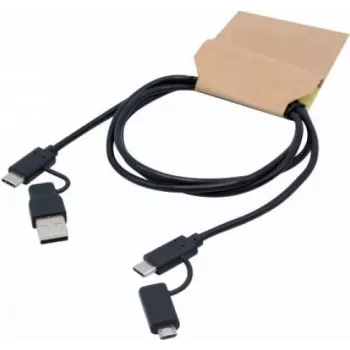 exertis Connect cavo USB-C a Micro-USB B, USB 2.0, 1 m, nero 532527