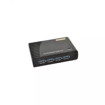 EXSYS EX-1125 hub USB 3.0 a 4 porte - 5Gbps, alluminio, desktop