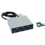 EXSYS EX-1167 hub USB 3.0 interno a 7 porte, alloggiamento 3,5 pollici, chipset VIA VL810