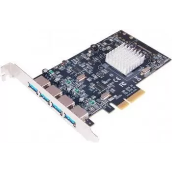 EXSYS EX-12004-2 Scheda adattatore PCI Express x4 a 2x USB 3.2 Gen 2 Type-A + 1 USB 3.2 Gen 2 Type-A interno