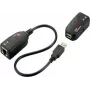 EXSYS EX-1441-2 Extender Gigabit Ethernet su kit coassiale, portata 1000m, case in metallo, nero