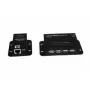EXSYS EX-1446 Kit extender Gigabit Ethernet su cavo in rame a 2 fili, portata 1200 m, VDSL2, case in metallo, nero