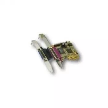 EXSYS EX-44012 scheda PCI Express doppia porta parallela EPP/ECP, MosChip MCS9901CV, low profile