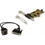 EXSYS EX-45362 scheda adattatore seriale 2 porte RS-232 PCIe x1, Low Profile, ASIX AX99100