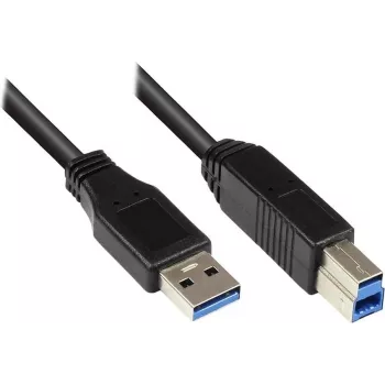 EXSYS EX-K1505 cavo USB 3.2 Gen 1, USB-A su USB-C, 3 m, nero