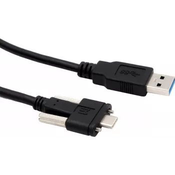 EXSYS EX-K1593V cavo USB 3.2 Gen 2, USB-A a USB-C, 1m, nero, 10Gbps, ricarica 60W