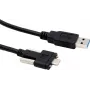EXSYS EX-K1593V cavo USB 3.2 Gen 2, USB-A a USB-C, 1m, nero, 10Gbps, ricarica 60W