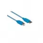 EXSYS EX-K1620-3 Cavo USB 3.2 Gen 1, 3 m, USB-A a USB-B, blu