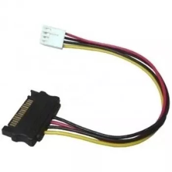 EXSYS EX-K41910 Cavo adattatore di alimentazione da floppy a SATA 0,4m nero