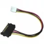 EXSYS EX-K41910 Cavo adattatore di alimentazione da floppy a SATA 0,4m nero