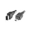 EXSYS Cavo FireWire 400 6 pin a 4 pin, 1,5 m, nero EX-K6811