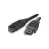 EXSYS Cavo FireWire 800 a 400 9 poli a 6 poli, 1,0 m, nero EX-K6860