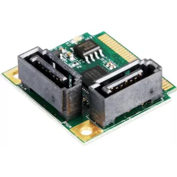 EXSYS controller Mini PCIe SATA III, 2 porte, 6Gbps, ASM1061, full-height EX-48080-2