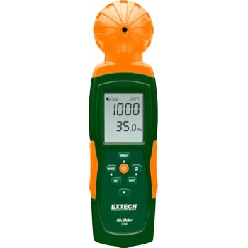 Extech CO240 misuratore di anidride carbonica con temperatura, datalogger USB, 0-9999 ppm