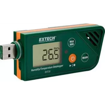 Extech RHT30 data logger USB di temperatura e umidità con generazione report PDF