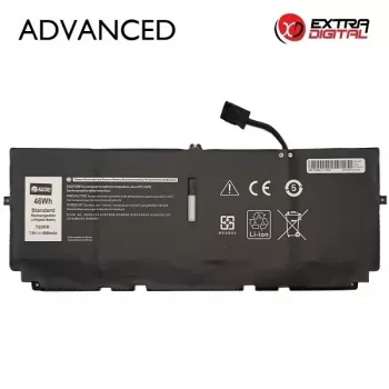 Extra Digital Advanced batteria per laptop 6000mAh 11.1V 6 celle Li-Ion per Dell Latitude E6400 E6410 E6500 E6510 Precision M2400 M4400 M4500 (sostituisce 722KK, 0722KK, 312-0625, 312-0633, 312-0634, 312-0763, 312-0844, D608J, D800J, GW240, GW252, HP277, HP287, HP