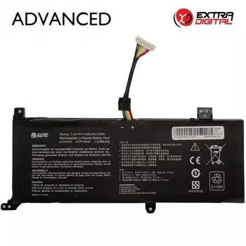 Extra Digital Advanced batteria per laptop ASUS C21N1818-2, 4150mAh, 32Wh, 7.7V, nero