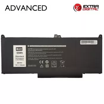 Extra Digital Advanced batteria per laptop per Dell MXV9V - 7200mAh 82Wh 11.4V 9 celle Li-Ion di ricambio