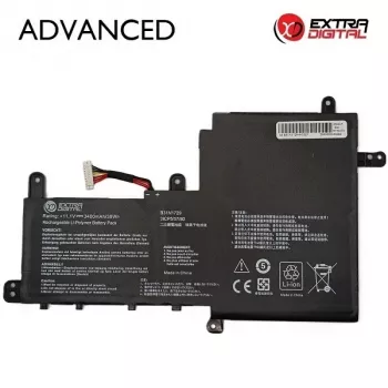 Extra Digital Advanced NB432516 batteria per laptop per ASUS B31N1729 - 3400mAh, 11.52V, 39.2Wh, 3 celle