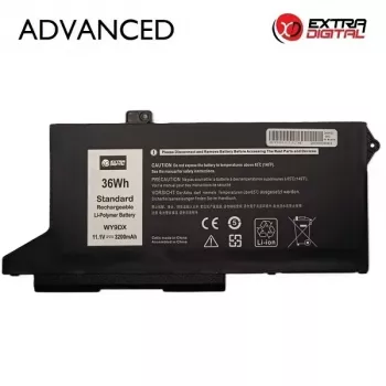 Extra Digital Advanced NB442263 batteria ricaricabile di ricambio per Dell Latitude E5470 E5570 Precision 3510 - 3200mAh 11.4V Li-ion